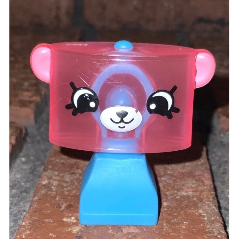 Shopkins Happy Places Pink Blue Bear Lamp McDonald's 2018 Toy Furniture Decor